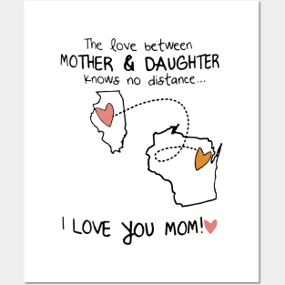 The Love Between Mother And Daughter Knows No Distance Daughter Posters and Art